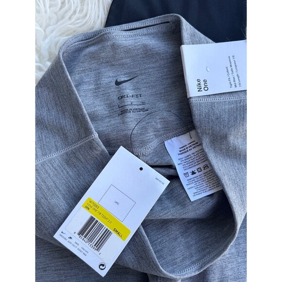 Nike One Dri-Fit Leggings Gray Size Small - Picture 11 of 11